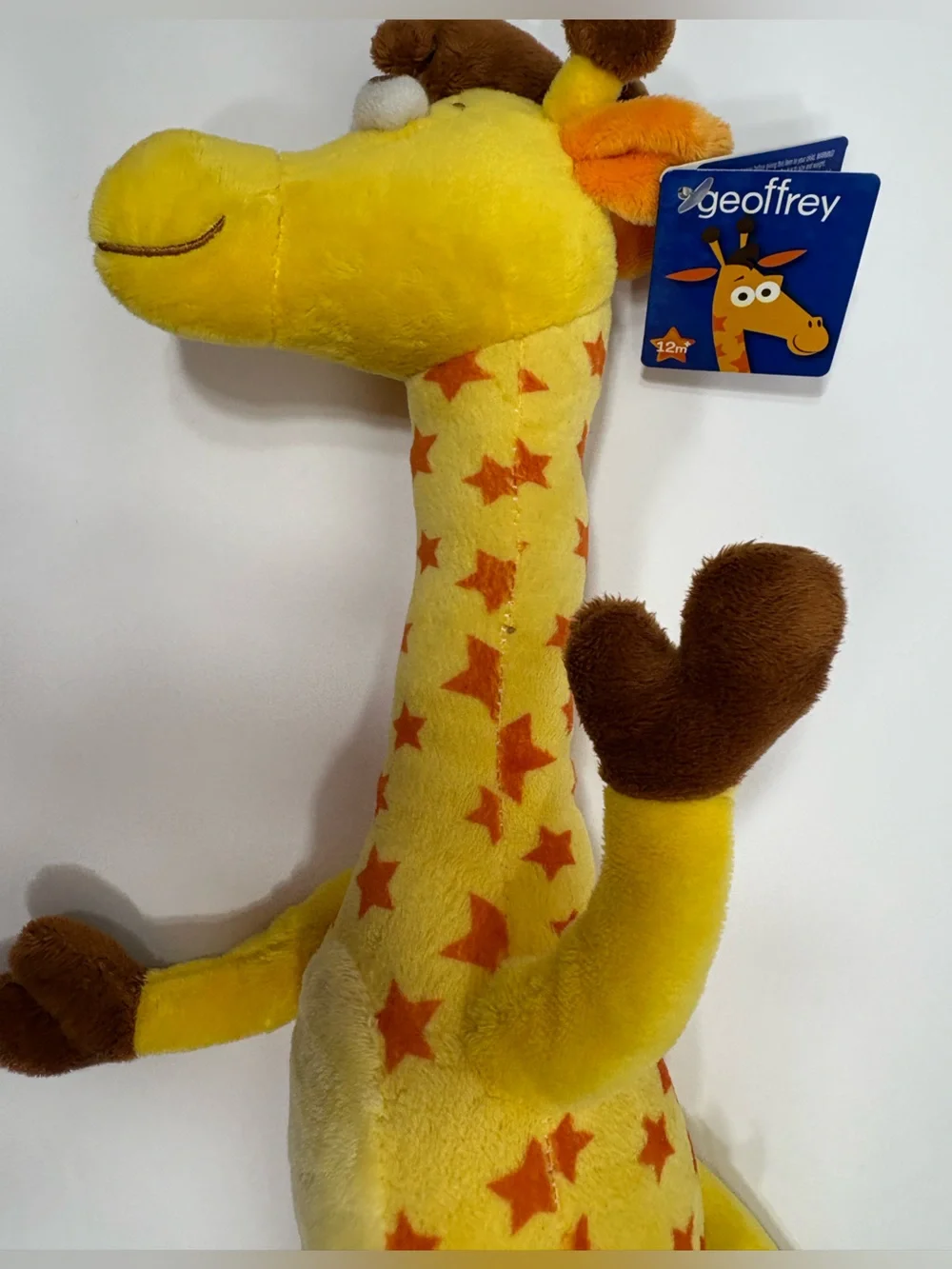 Geoffrey Yellow Star Giraffe Plush Toy